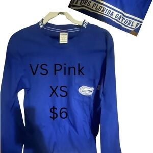 PINK Victoria's Secret Kids Royal Blue Long Sleeve Tee